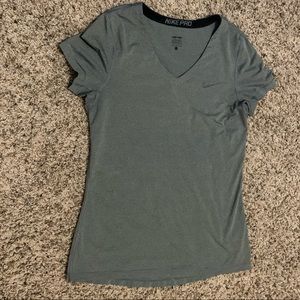 Nike Pro gray tee for women